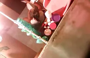 Ciego strapon masturbación con la mano amatuer latino y semen